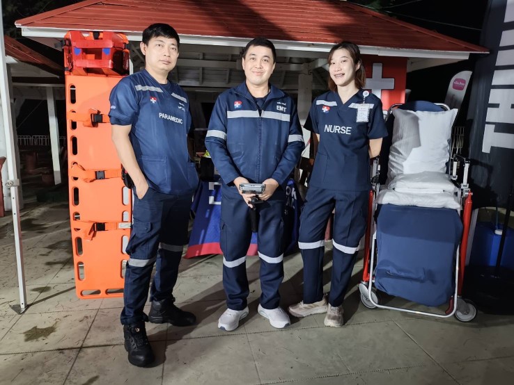 โรงพยาบาลกรุงเทพจันทบุรี ดูแลความปลอดภัยนักกีฬาในงาน “ #เมืองไทยไตรกีฬา 2025