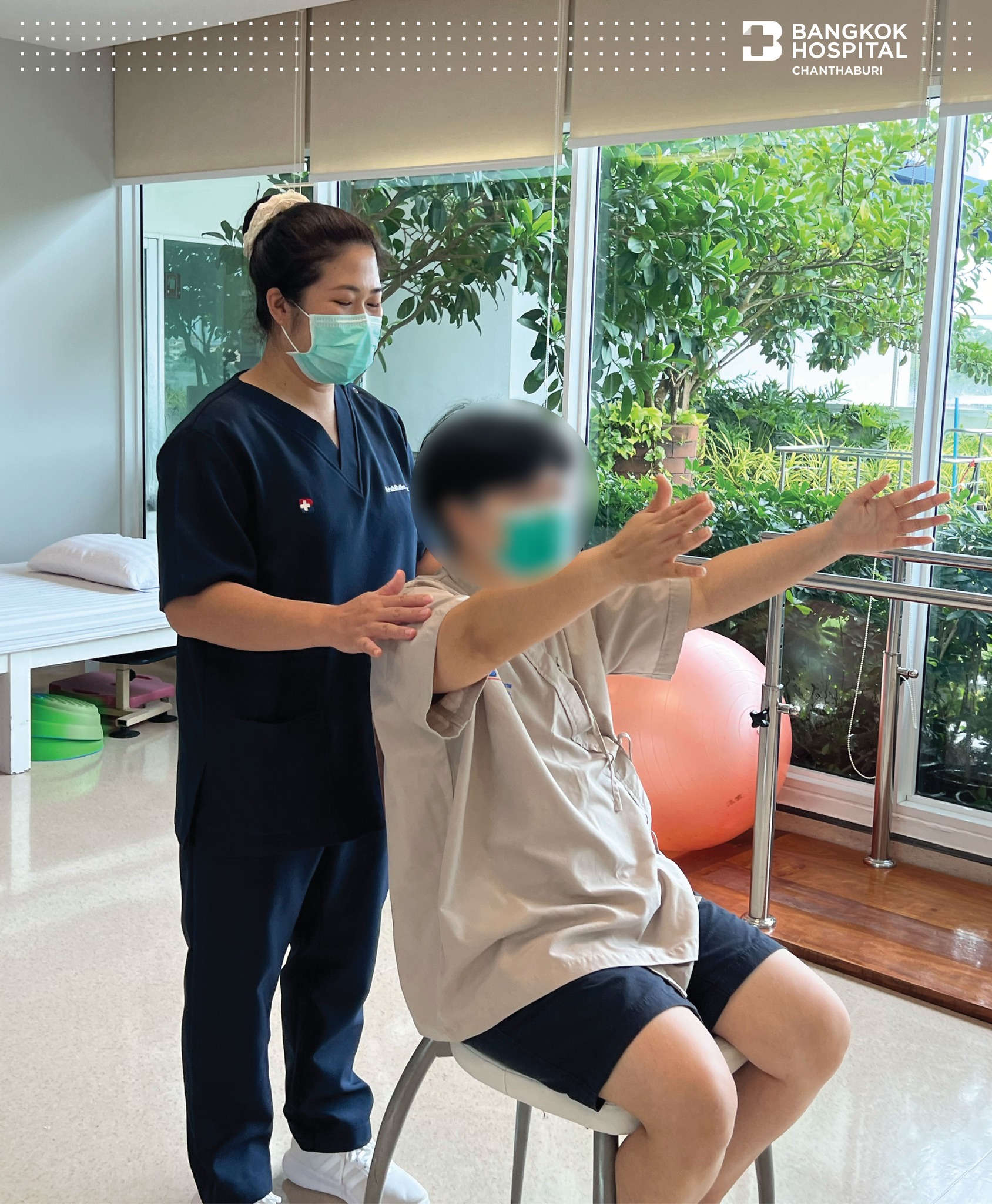 บริหารหลังผ่าตัดเต้านม